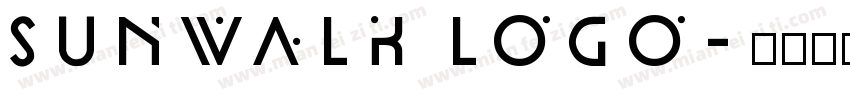 Sunwalk Logo字体转换